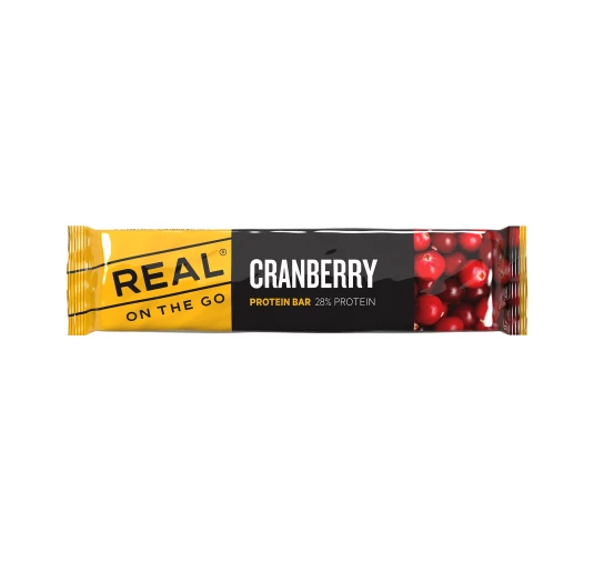 Baton proteinowy Real Turmat Cranberry 40g | Imag24.pl