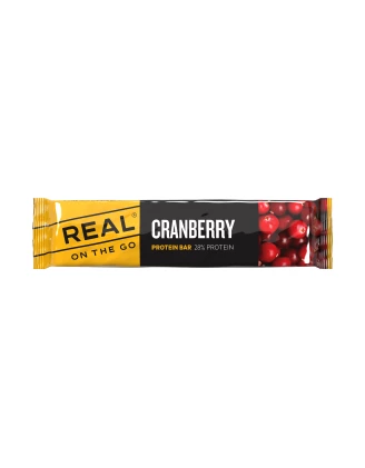 Baton proteinowy Real Turmat Cranberry 40g | Imag24.pl