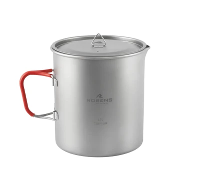 Garnek Tytanowy Robens Forge Duo Pot Ultralight 1,3 L - Lekki i Wytrzymały