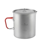 Garnek tytanowy Robens Forge Duo Pot Ultralight 1,3 L - srebrny Garnek tytanowy Robens Forge Duo Pot Ultralight 1,3 L - srebrny