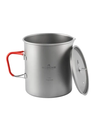 Garnek Tytanowy Robens Forge Duo Pot Ultralight 1,3 L - Lekki i Wytrzymały