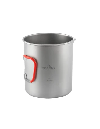 Garnek Tytanowy Robens Forge Duo Pot Ultralight 1,3 L - Lekki i Wytrzymały