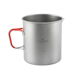 Garnek tytanowy Robens Forge Duo Pot Ultralight 1,3 L - srebrny Garnek tytanowy Robens Forge Duo Pot Ultralight 1,3 L - srebrny