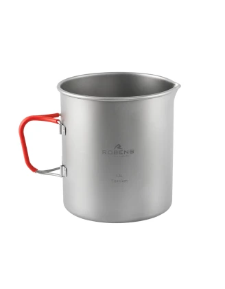 Garnek Tytanowy Robens Forge Duo Pot Ultralight 1,3 L - Lekki i Wytrzymały