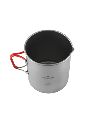 Garnek Tytanowy Robens Forge Duo Pot Ultralight 1,3 L - Lekki i Wytrzymały