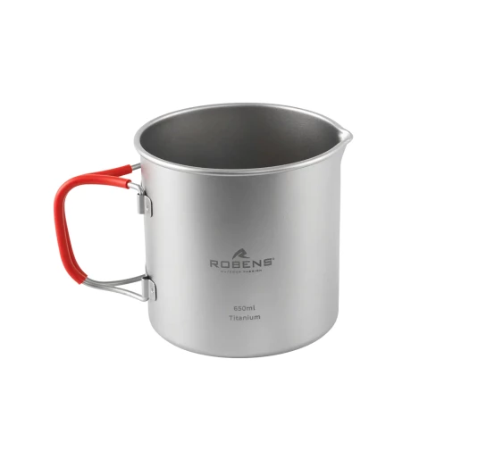 Robens Forge Solo Pot Ultralight 650 ml - Tytanowy Garnek Turystyczny