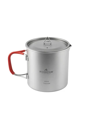 Robens Forge Solo Pot Ultralight 650 ml - Tytanowy Garnek Turystyczny