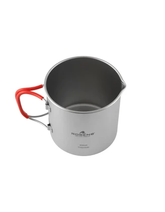 Robens Forge Solo Pot Ultralight 650 ml - Tytanowy Garnek Turystyczny