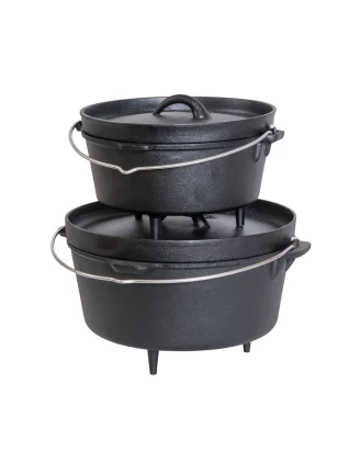 Robens Carson Dutch Oven 4,3 L | Żeliwny Kociołek na Ognisko imag24.pl