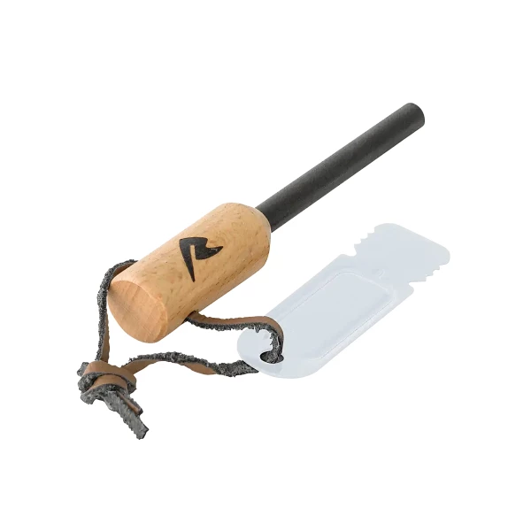 Krzesiwo Robens Fire Steel 120 mm z bambusową rękojeścią