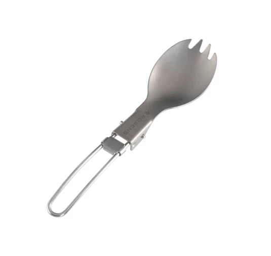 Robens Titanium Folding Spork Ultralight - Składany Łyżkowidelec Tytanowy | imag24.pl