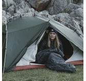 Śpiwór syntetyczny Easy Camp Falcon I Mummy 10°C - grey