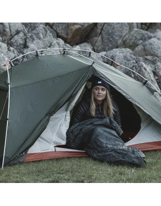 Śpiwór syntetyczny Easy Camp Falcon I Mummy 10°C - grey