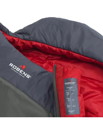 Śpiwór syntetyczny Robens Snowfall II -5C - green vineyard