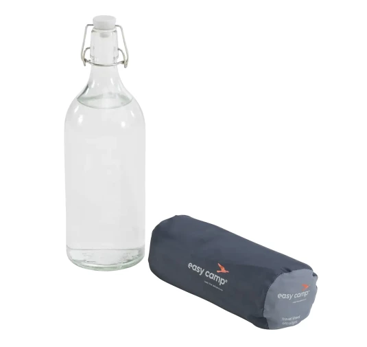 Wkładka do śpiwora Easy Camp Travel Sheet Ultralight - black/grey