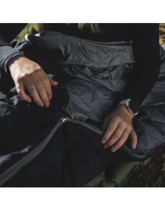 Wkładka do śpiwora Easy Camp Travel Sheet Ultralight - black/grey