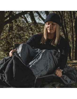 Wkładka do śpiwora Easy Camp Travel Sheet Ultralight - black/grey