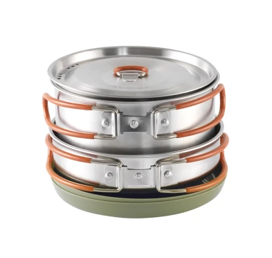 Easy Camp Moss 2 Cook Set - Zestaw Naczyń Turystycznych dla 2 Osób | imag24.pl