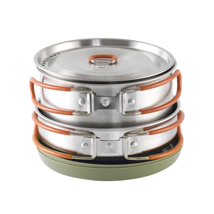 Easy Camp Moss 2 Cook Set - Zestaw Naczyń Turystycznych dla 2 Osób | imag24.pl