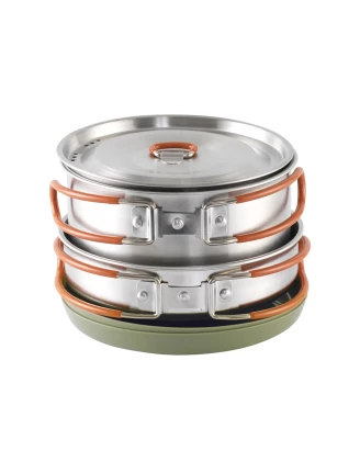 Easy Camp Moss 2 Cook Set - Zestaw Naczyń Turystycznych dla 2 Osób | imag24.pl