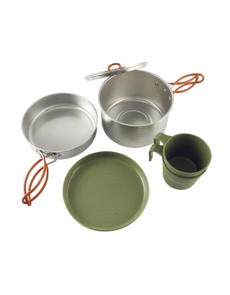 Easy Camp Moss 2 Cook Set - Zestaw Naczyń Turystycznych dla 2 Osób | imag24.pl