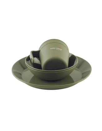 Zestaw naczyń kempingowych Easy Camp Moss 2 Dine Set