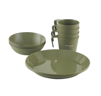 Zestaw naczyń kempingowych Easy Camp Moss 4 Dine Set