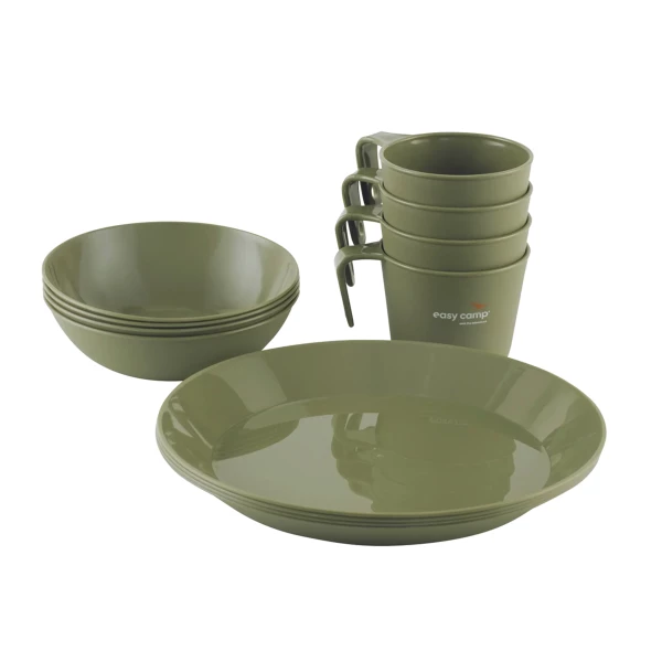 Zestaw naczyń kempingowych Easy Camp Moss 4 Dine Set Zestaw naczyń kempingowych Easy Camp Moss 4 Dine Set