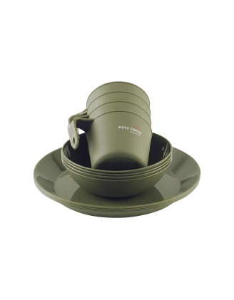 Zestaw naczyń kempingowych Easy Camp Moss 4 Dine Set