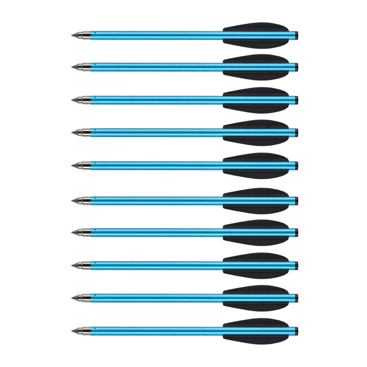 Bełty aluminiowe Poe Lang 6.5" niebieskie do kuszy - 10 szt. | imag24.pl