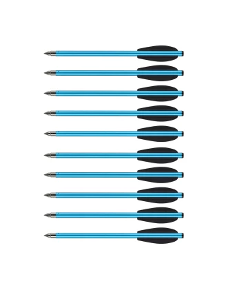 Bełty aluminiowe Poe Lang 6.5" niebieskie do kuszy - 10 szt. | imag24.pl
