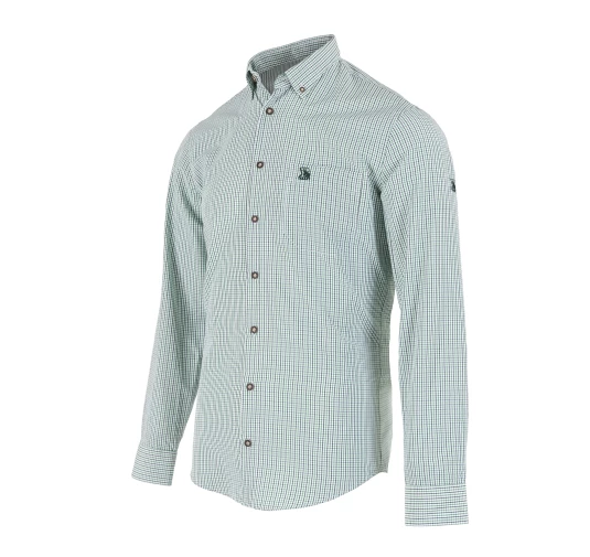 Tagart Koszula Harrington Slim w Zielono-Niebieską Kratkę