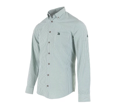 Koszula męska Tagart Harrington Slim w zielono-niebieską kratkę, XL