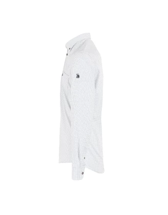 Koszula Męska Tagart Stanford Slim Fit Biało-Brązowa | imag24.pl