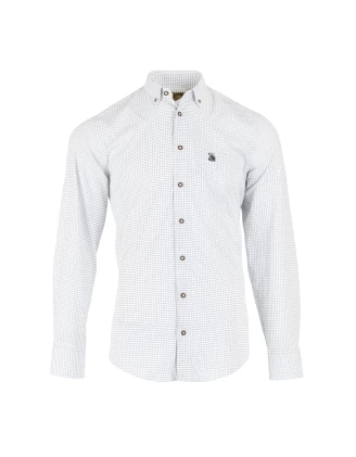 Koszula Tagart Stanford, biało/brązowa 2XL