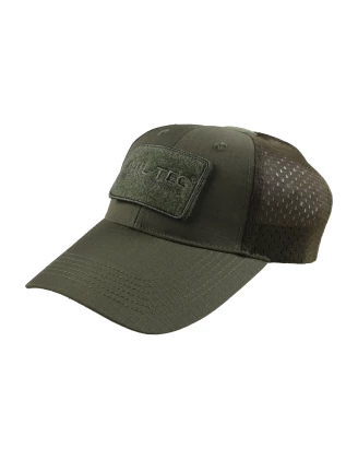Czapka z daszkiem Mil-Tec Net Baseball Rip-Stop Oliwkowa | imag24.pl