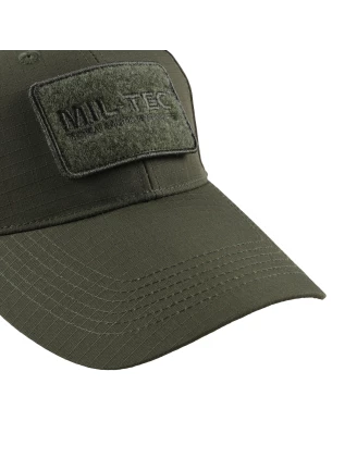 Czapka z daszkiem Mil-Tec Net Baseball Rip-Stop Oliwkowa | imag24.pl