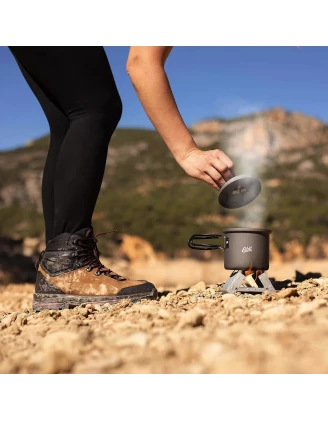 Garnek Turystyczny Esbit Aluminium Pot 0,625 l – Lekki i Wytrzymały na Biwak i Survival