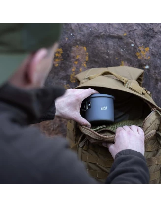 Garnek Turystyczny Esbit Aluminium Pot 0,625 l – Lekki i Wytrzymały na Biwak i Survival