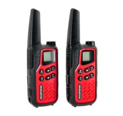 Baofeng BF-25E PMR Radiotelefony Czerwone Twin 2 szt. - imag24.pl