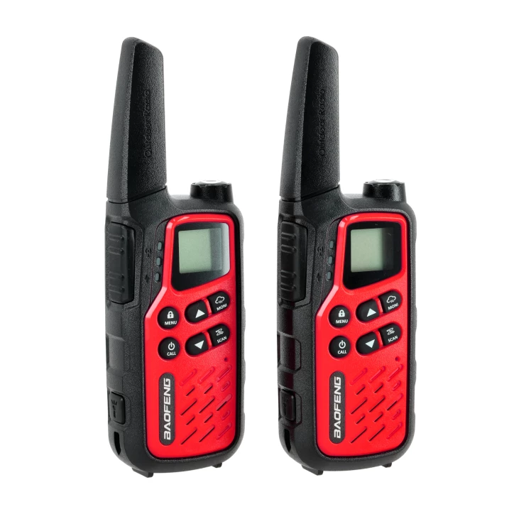 Baofeng BF-25E PMR Radiotelefony Czerwone Twin 2 szt. - imag24.pl