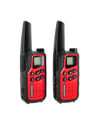 Baofeng BF-25E PMR Radiotelefony Czerwone Twin 2 szt. - imag24.pl