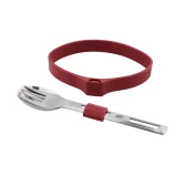 Esbit Sztućce Turystyczne Silicone Band L Burgundowe