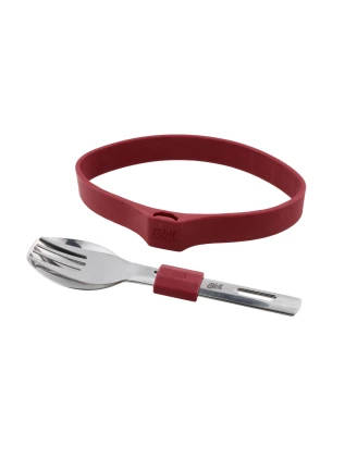 Esbit Sztućce Turystyczne Silicone Band S Burgundowe | imag24.pl