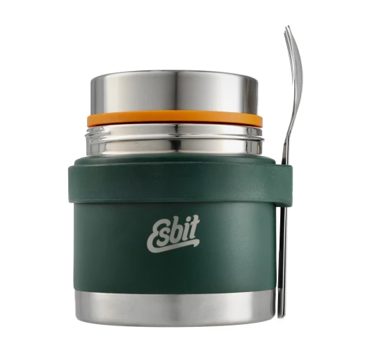 Termos Esbit Classic Food Jug 0.5 L Forest Green ze sztućcami