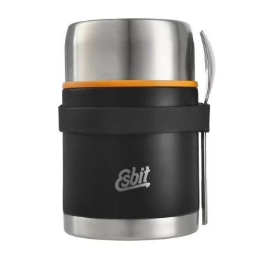 Termos Esbit Classic Food Jug 0.75L czarny – zestaw ze sztućcami | imag24.pl