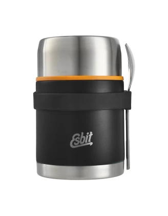 Termos Esbit Classic Food Jug 0.75L czarny – zestaw ze sztućcami | imag24.pl