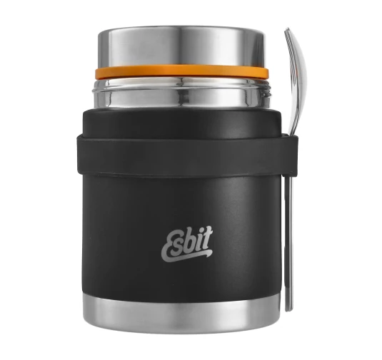 Termos obiadowy Esbit Classic Food Jug 0,75L czarny ze sztućcami