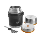 Termos obiadowy Esbit Classic Food Jug 0,75L czarny ze sztućcami