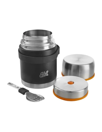 Termos Esbit Classic Food Jug 0.75L czarny – zestaw ze sztućcami | imag24.pl